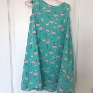 Hanna Andersson flamingo dress